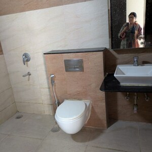 Bathroom in 2 BHK Apartment at Arge Helios, Hennur Road – for Rent