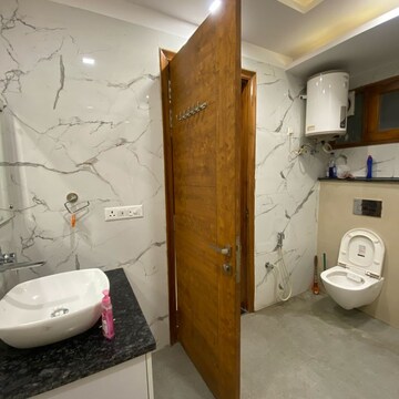 Bathroom in 4 BHK Builder Floor at Sector 21a – for Rent