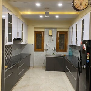 Kitchen in 4 BHK Builder Floor at Sector 21a – for Rent