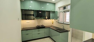 Kitchen in 1 BHK Apartment at Prestige High Fields, Gachibowli – for Rent
