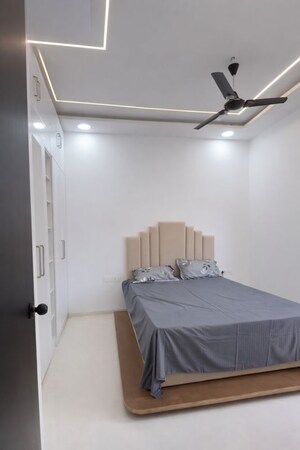 Master Bedroom in 1 BHK Apartment at Laxmi Saptashrungi Heights, Nalasopara West – for Sale