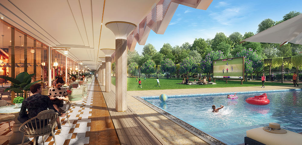 2 BHK + Study Room 820 Sq.Ft. Apartment in Lodha Divino