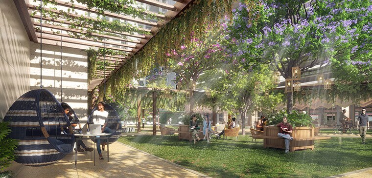 Garden, lodha-divino 3 Bedroom 1128 Sq.Ft. Apartment In Matunga East Mumbai 10014976