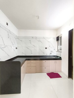 Kitchen in 3 BHK Apartment at Shree Signature Park, Wakad – for Rent