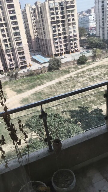 Balcony in 2 BHK Apartment at Gaurs Cascades, Raj Nagar Extension – for Rent