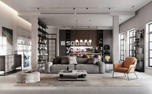 Living Room in 2 BHK Apartment at Dosti Eastern Bay, Wadala – for Rent