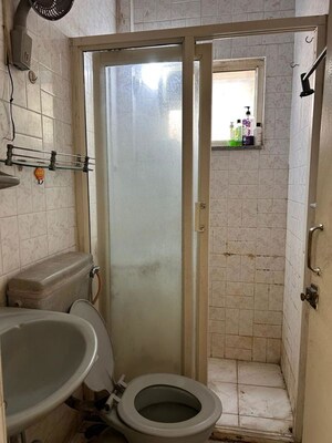 Bathroom in 1 BHK Apartment at Gera Park, Sangamvadi – for Rent