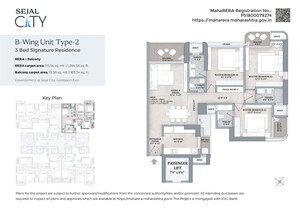 Floor Plan in 3 BHK Apartment at Goregaon East – for Sale