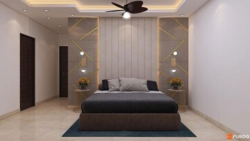 Living Room in 3 BHK Apartment at Singhpura – for Sale
