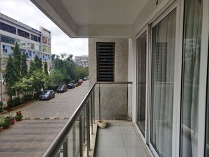 Balcony in 3 BHK Apartment at Puravankara Purva Whitehall, Sarjapur Road – for Rent