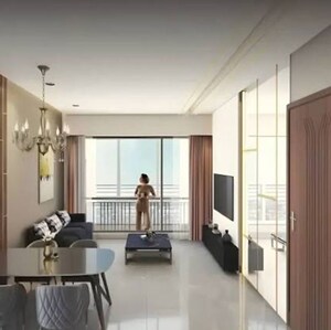 Kitchen in 3 BHK Apartment at Vraj One, Dhakoji Sethpada – for Rent