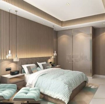 Bedroom in 3 BHK Apartment at Vraj One, Dhakoji Sethpada – for Rent