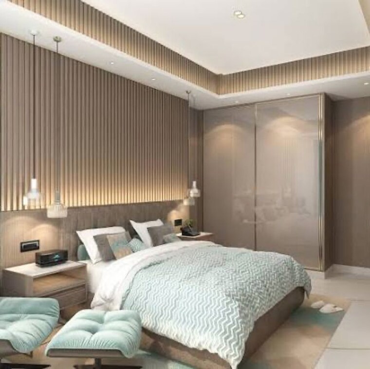 Bedroom, vraj-one 3 Bedroom 870 Sq.Ft. Apartment In Dhakoji Sethpada Mumbai 10015105