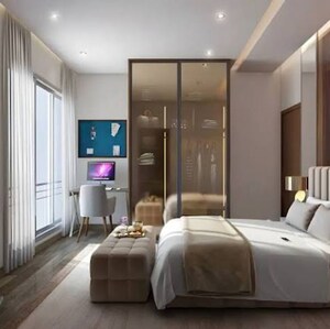 Bedroom in 3 BHK Apartment at Vraj One, Dhakoji Sethpada – for Rent