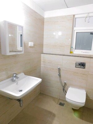 Bathroom in 3 BHK Apartment at Rajapushpa Provincia, Narsingi – for Rent