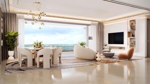 Living Room in 6 BHK Apartment at Kothrud – for Sale