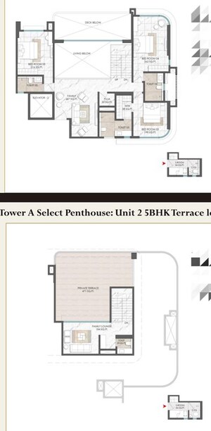 Floor Plan in 6 BHK Apartment at Kothrud – for Sale