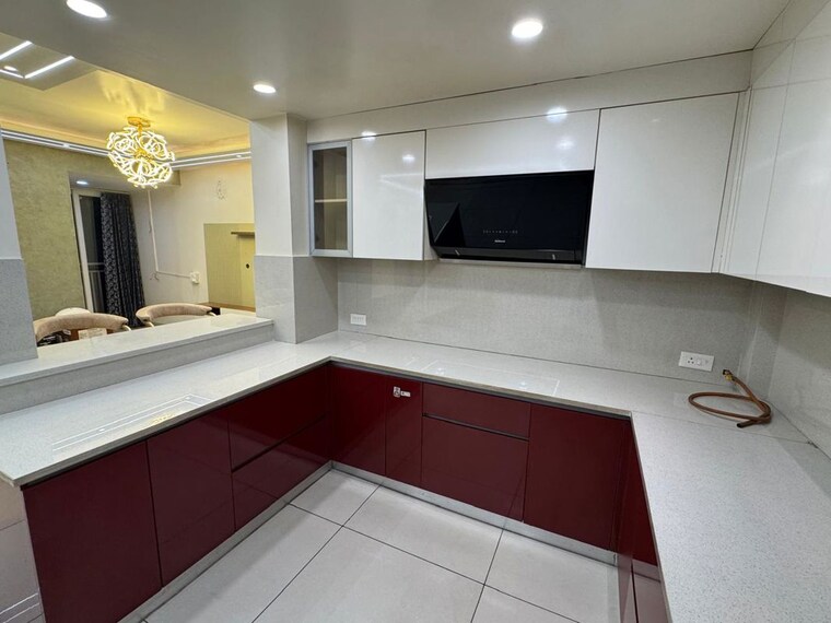 Kitchen, pir machalla 4 Bedroom 2800 Sq.Ft. Apartment In Pir Machalla Zirakpur 10015295