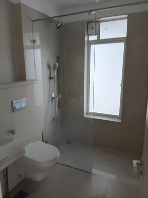 Bathroom in 3 BHK Apartment at Soham Crystal Spires, Thane West – for Rent