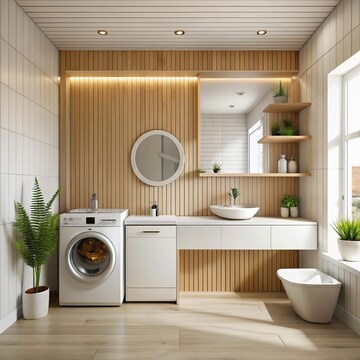 Bathroom in 2 BHK Builder Floor at Prashant Vihar – for Sale