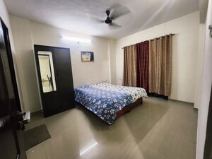 Bedroom in 2 BHK Apartment at Ganesh Residency, Pimple Saudagar – for Rent