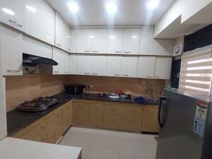 Kitchen in 3 BHK Builder Floor at DLF Vibhuti Khand, Gomti Nagar – for Rent