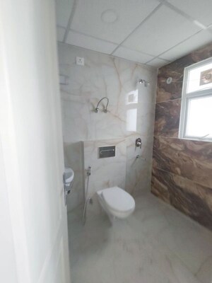 Bathroom in 3 BHK Builder Floor at DLF Vibhuti Khand, Gomti Nagar – for Rent