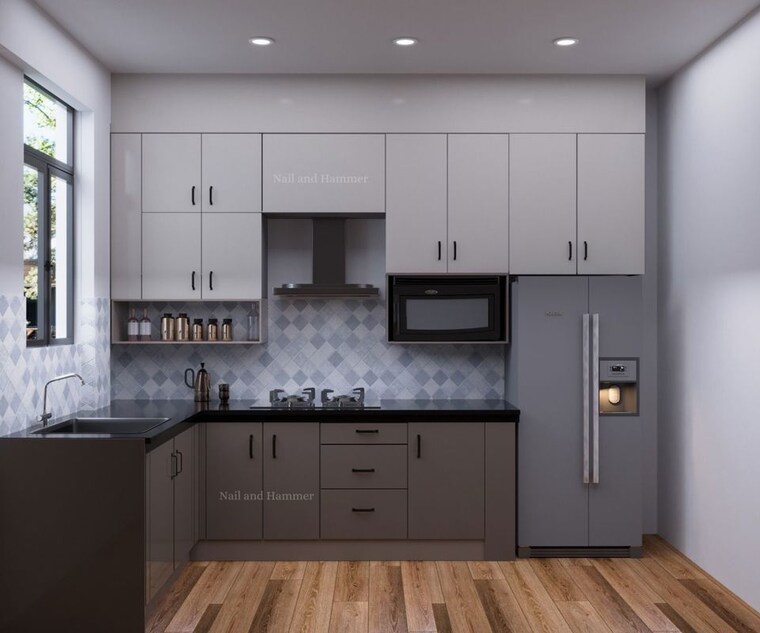 Kitchen, prashant vihar 2 Bedroom 900 Sq.Ft. Builder Floor In Prashant Vihar Delhi 10009372
