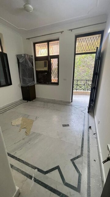 Bedroom in 3 BHK Builder Floor at Sushant Lok I – for Rent