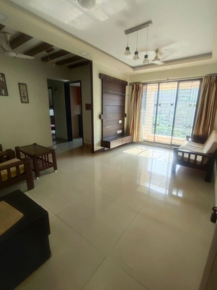Living Room, om-sai-plaza 2 Bedroom 850 Sq.Ft. Apartment In Ghodbunder Road Thane 10015401