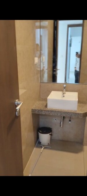 Bathroom in 3 BHK Apartment at Rustomjee OZone, Goregaon West – for Rent