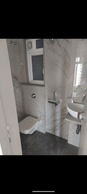 Bathroom in 1 BHK Apartment at Gurukrupa Param, Vikhroli East – for Rent