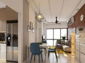 Kitchen in 2 BHK Apartment at Suraj Lumina, Mahim – for Sale