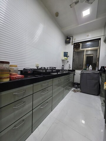 Kitchen in 2 BHK Apartment at Majiwada – for Rent