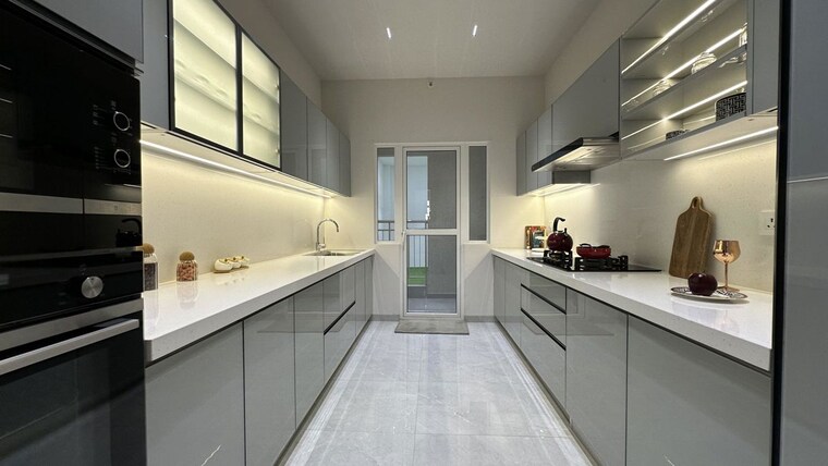 Kitchen, lnt-island-cove 2 Bedroom 790 Sq.Ft. Apartment In Mahim Mumbai 10018329