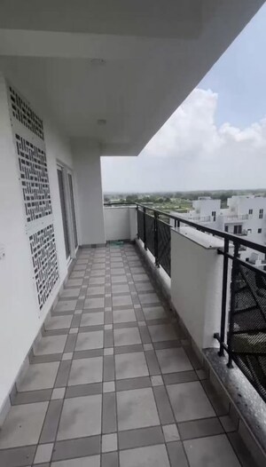 Balcony in 3 BHK Apartment at Central Park Flower Valley, Sohna Sector 33 – for Rent