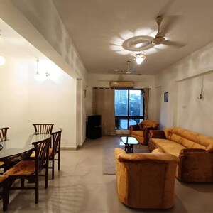 Living Room in 1 BHK Apartment at Lokhandwala Residency, Upper Worli – for Rent