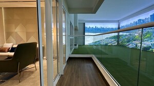 Balcony in 2 BHK Apartment at LnT Island Cove, Mahim – for Sale