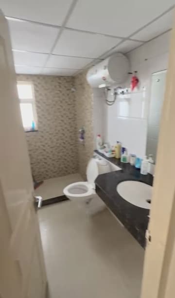 Bathroom in 3 BHK Apartment at Bestech Park View City 1, Sector 48 – for Rent