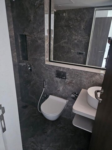 Bathroom in 2 BHK Apartment at Nahar Amaryllis Towers and Plaza, Chandivali – for Rent