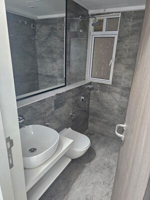 Bathroom in 2 BHK Apartment at Nahar Amaryllis Towers and Plaza, Chandivali – for Rent
