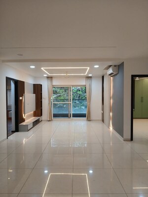 Building Lobby in 3 BHK Apartment at Rajapushpa Eterna, Nanakramguda – for Rent