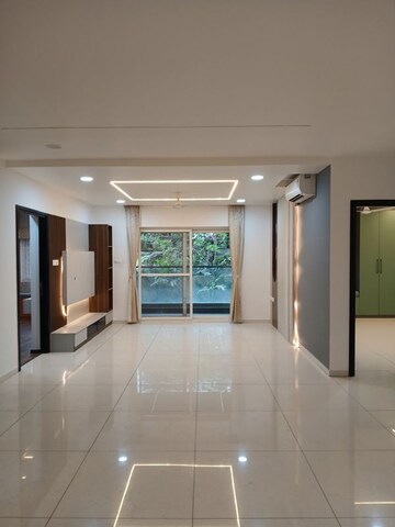 Building Lobby in 3 BHK Apartment at Rajapushpa Eterna, Nanakramguda – for Rent