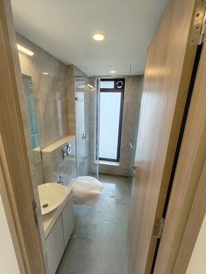 Bathroom in 3 BHK Apartment at S Raheja Silver Rock, Bandra West – for Rent