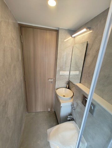 Bathroom in 3 BHK Apartment at S Raheja Silver Rock, Bandra West – for Rent