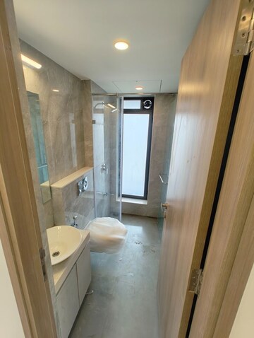 Bathroom in 3 BHK Apartment at S Raheja Silver Rock, Bandra West – for Rent