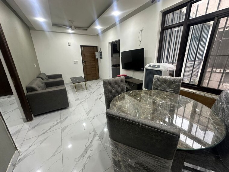 Living Room, nk-sharma-savitry-greens 3 Bedroom 1500 Sq.Ft. Apartment In Lohgarh Zirakpur 10018686