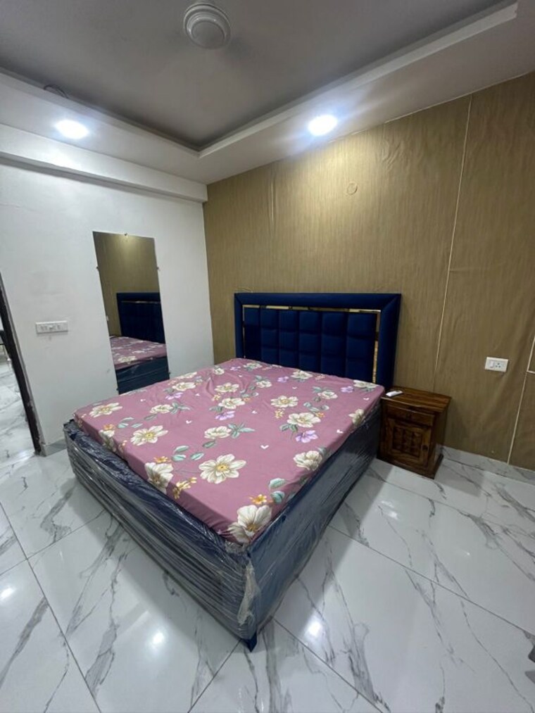 Bedroom, nk-sharma-savitry-greens 3 Bedroom 1500 Sq.Ft. Apartment In Lohgarh Zirakpur 10018686