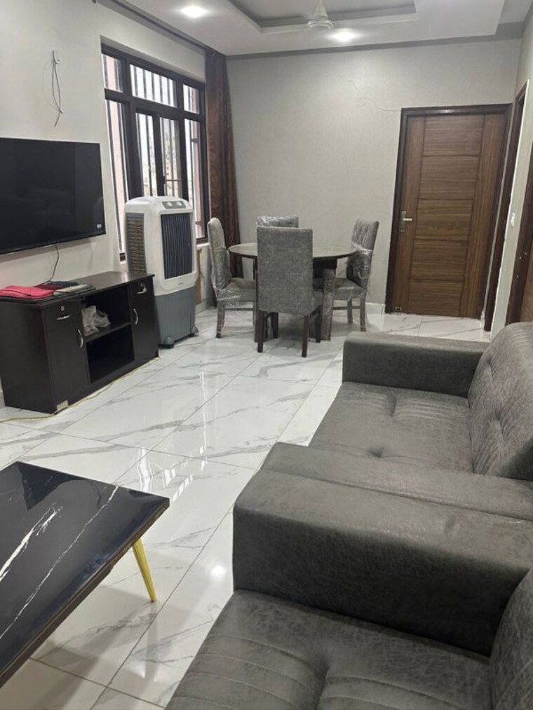 Living Room, nk-sharma-savitry-greens 3 Bedroom 1500 Sq.Ft. Apartment In Lohgarh Zirakpur 10018686