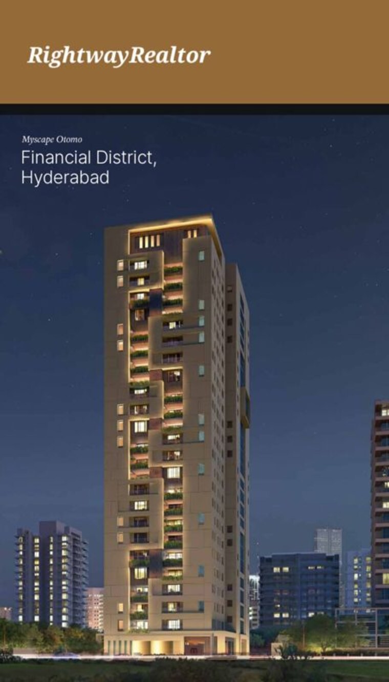 Exterior View, myscape-otomo 4 Bedroom 5550 Sq.Ft. Apartment In Financial District Hyderabad 10018785